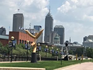 Indy walking bridge