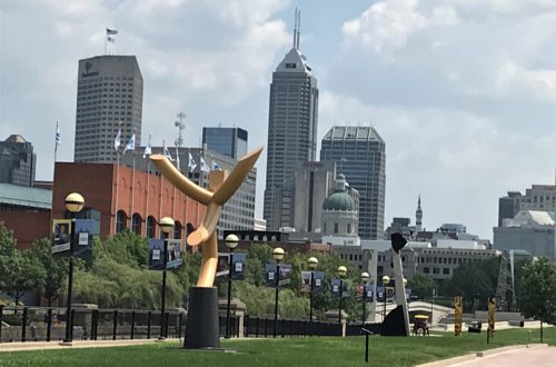 Indy walking bridge