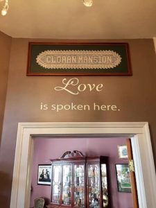 Cloran Mansion Sign