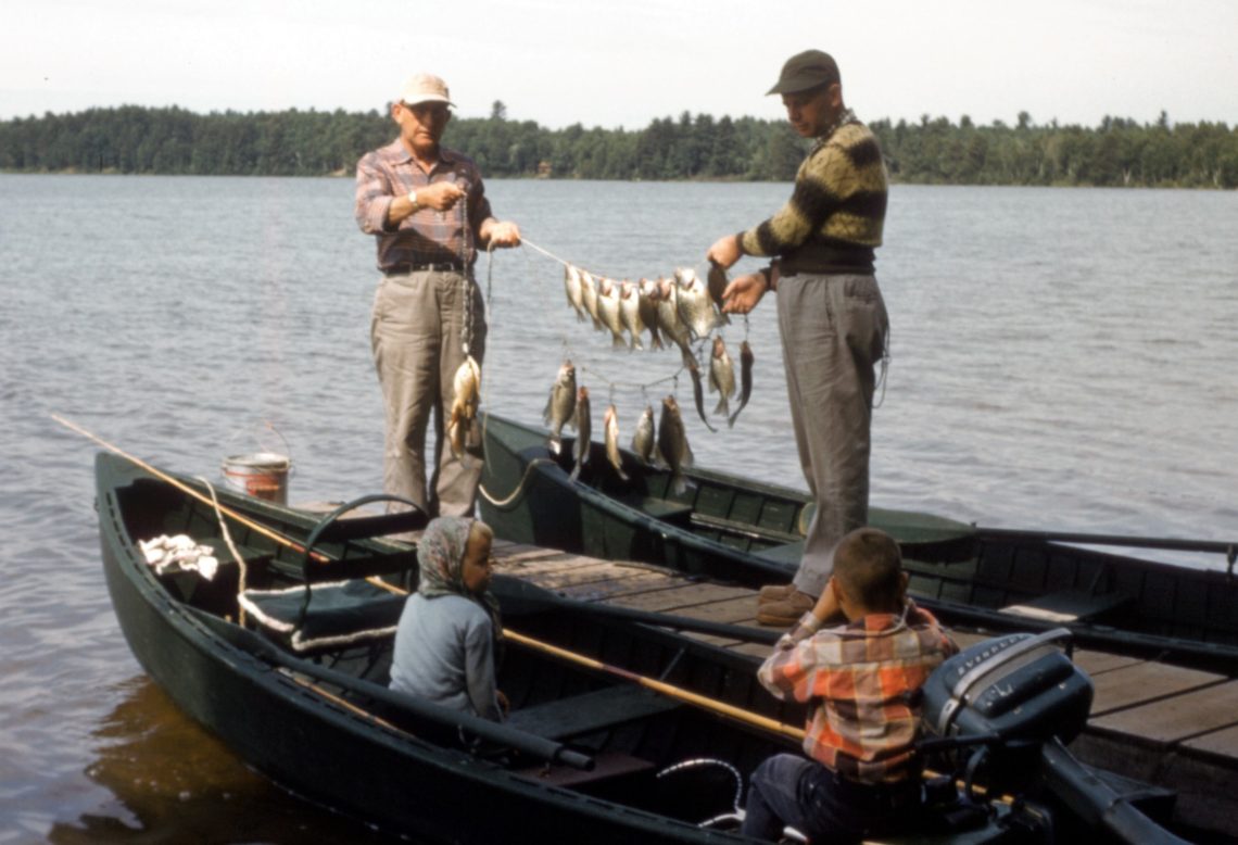 Fishing line with kids