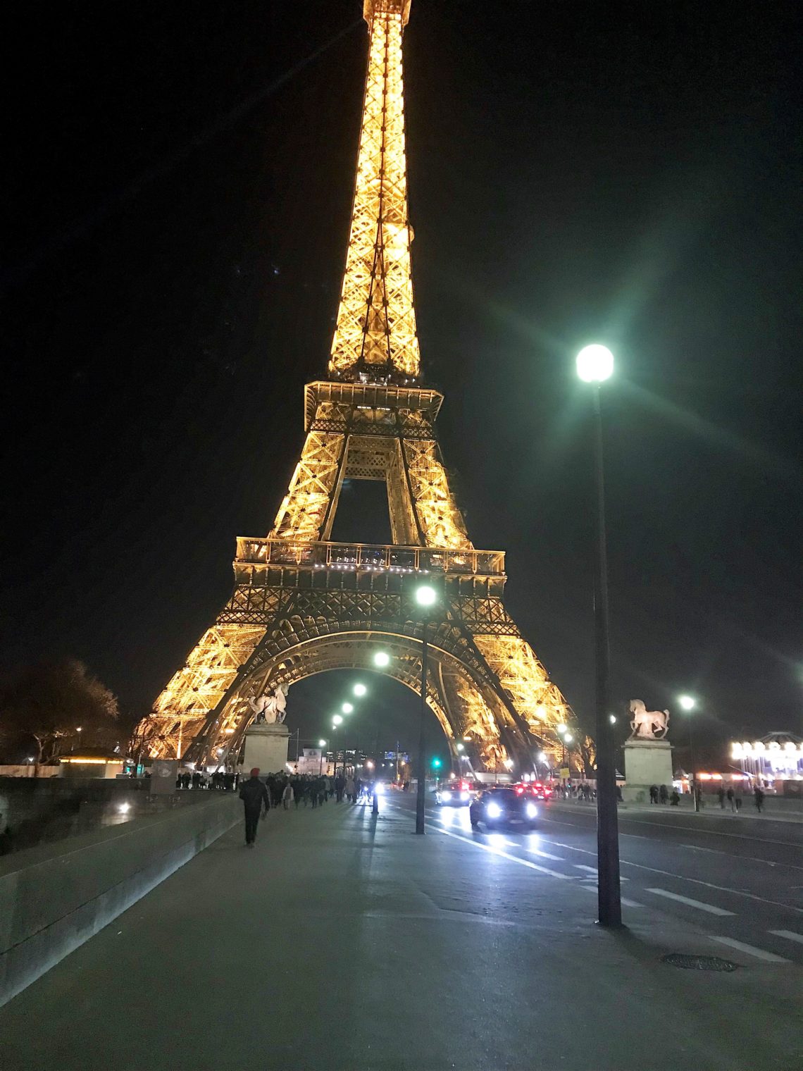 Eiffel Tower at night