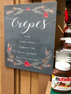 crepe sign