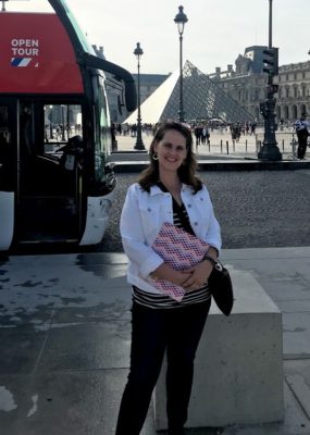 tanya by the louvre