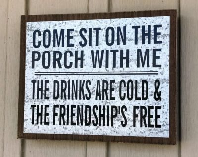 porch sign