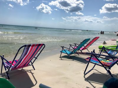 beach chairs