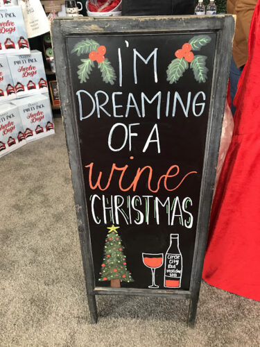 wine sign