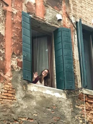 tanya in venice window