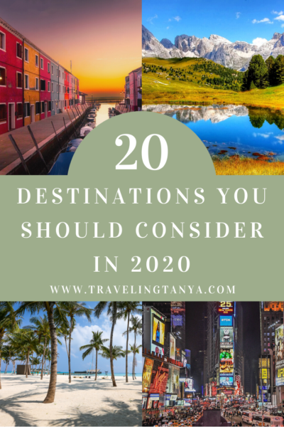 Make travel a priority in 2020! These favorite destinations from 20 travel bloggers will provide plenty of travel inspiration.