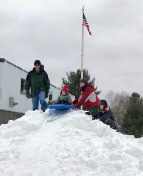 sledding