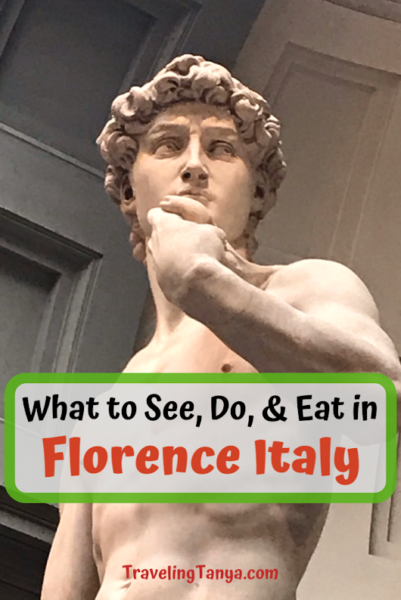 Florence is bursting with amazing Italian art, architecture, history, and cuisine. Traveling Tanya highlights what to see, do, & eat while in Florence.