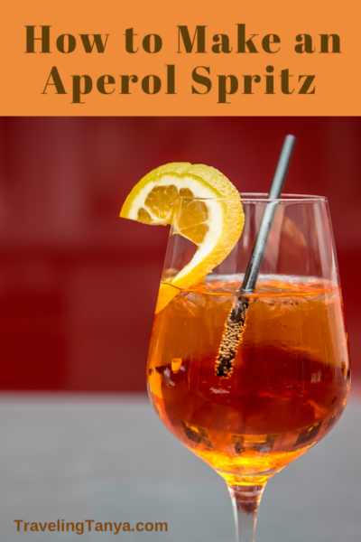 Learn how to make an aperol spritz. This is the famous Venetian cocktail that signifies Aperitivo, the Italian version of happy hour!