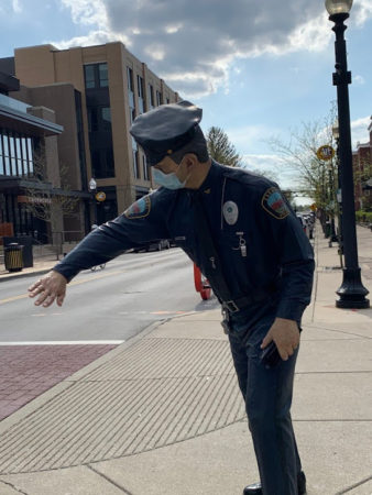 policeman statue