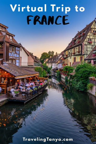 Join Traveling Tanya on this virtual trip to France. Travel between 4 regions in France from the comfort and safety of your home!