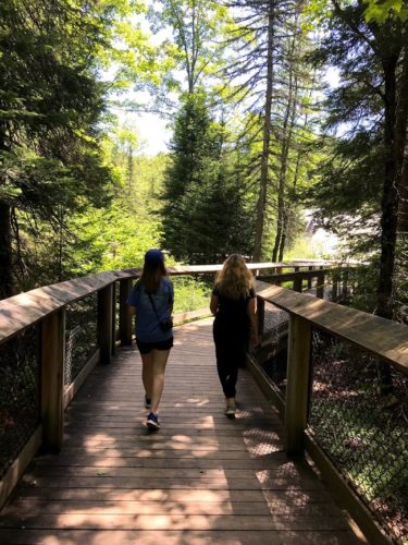 wooden walkway