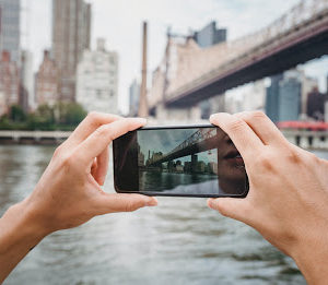 taking picture of bridge