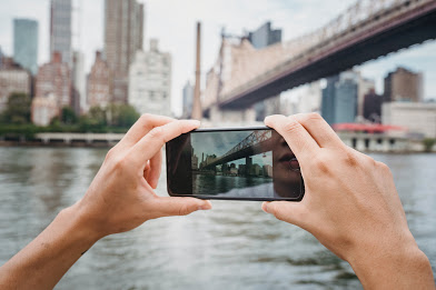 taking picture of bridge