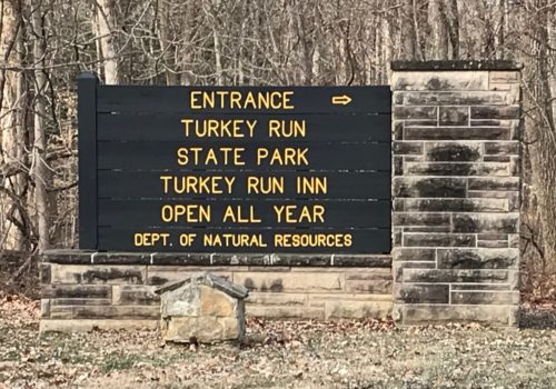 sign at turkey run