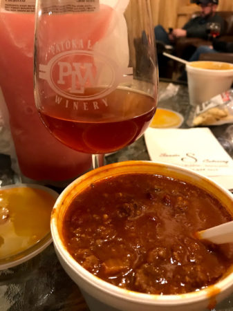 chili and wine