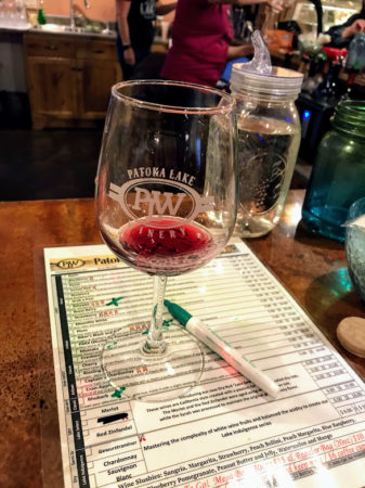 wine tasting sheet