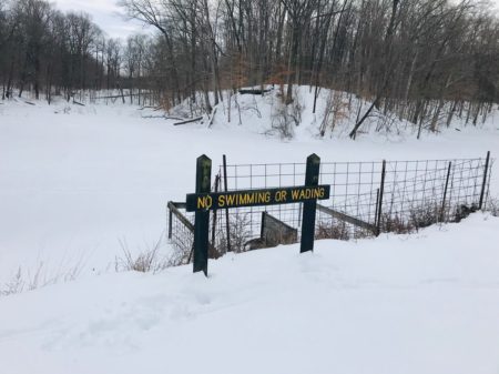 frozen pond