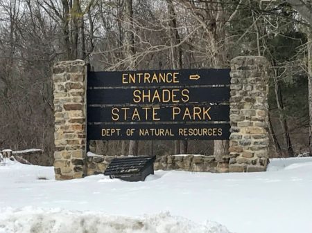 shades state park sign