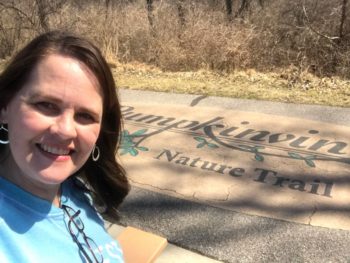 Tanya at Pumpkinvine Nature Trail