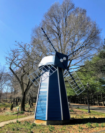 blue windmill