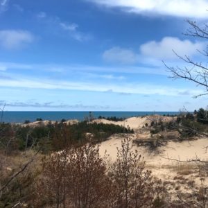 indiana dunes beach view