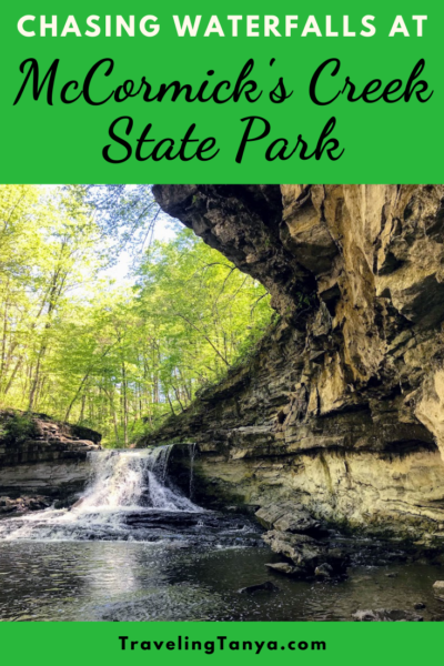 Spring is the perfect time for hiking in McCormick's Creek State Park in Indiana, especially when the payoff is a beautiful waterfall at the end!