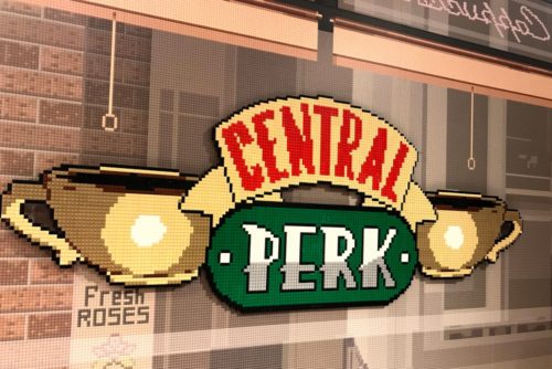 central perk sign in legos