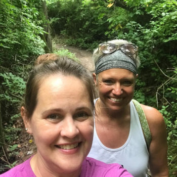 tammi and tanya hiking