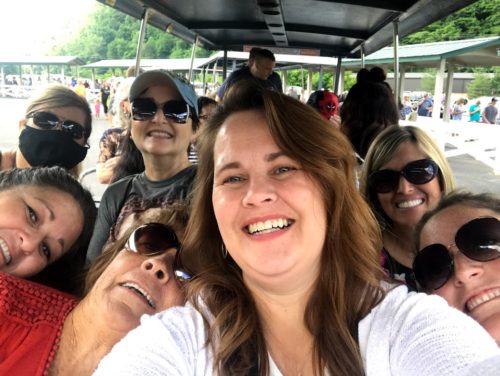 ladies on the tram