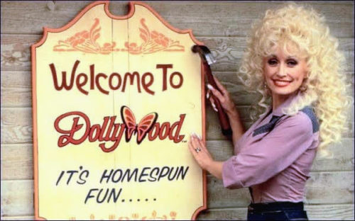 old dollywood sign