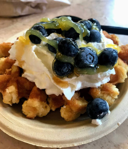 blueberry waffle