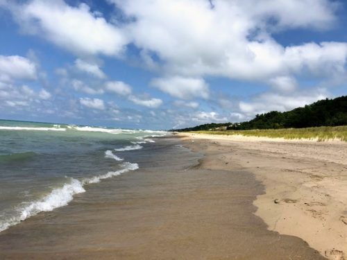 shore of lake michigan