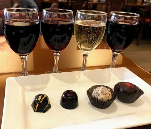 wine and chocolate