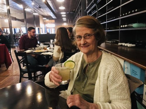 mom with margarita