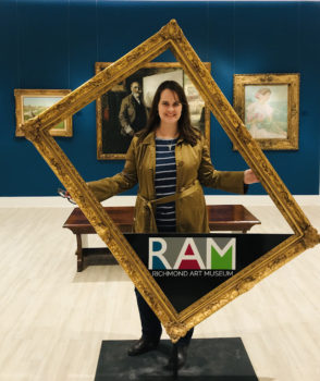 Tanya at art museum