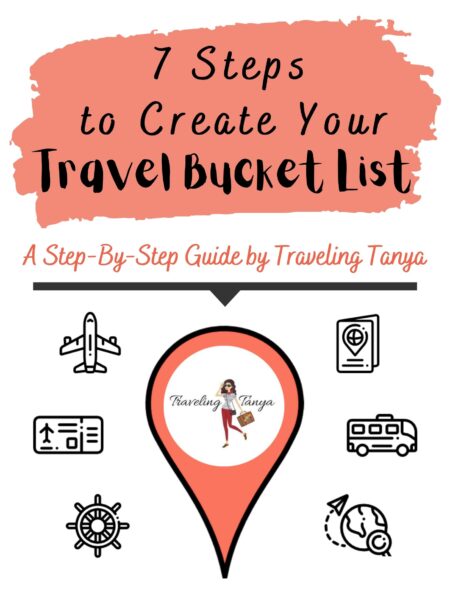 travel bucket list workbook