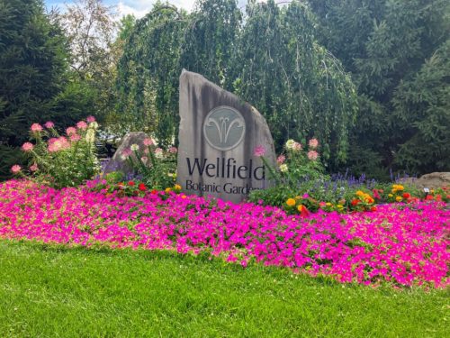 wellfield botanic garden sign