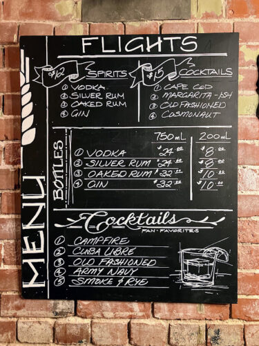 drink menu