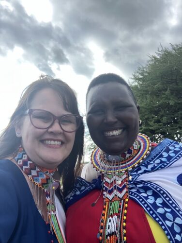 tanya and maasai lady