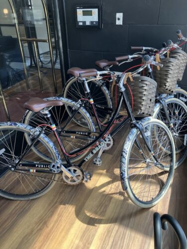 bikes at the bradley hotel