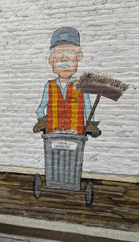janitor mural